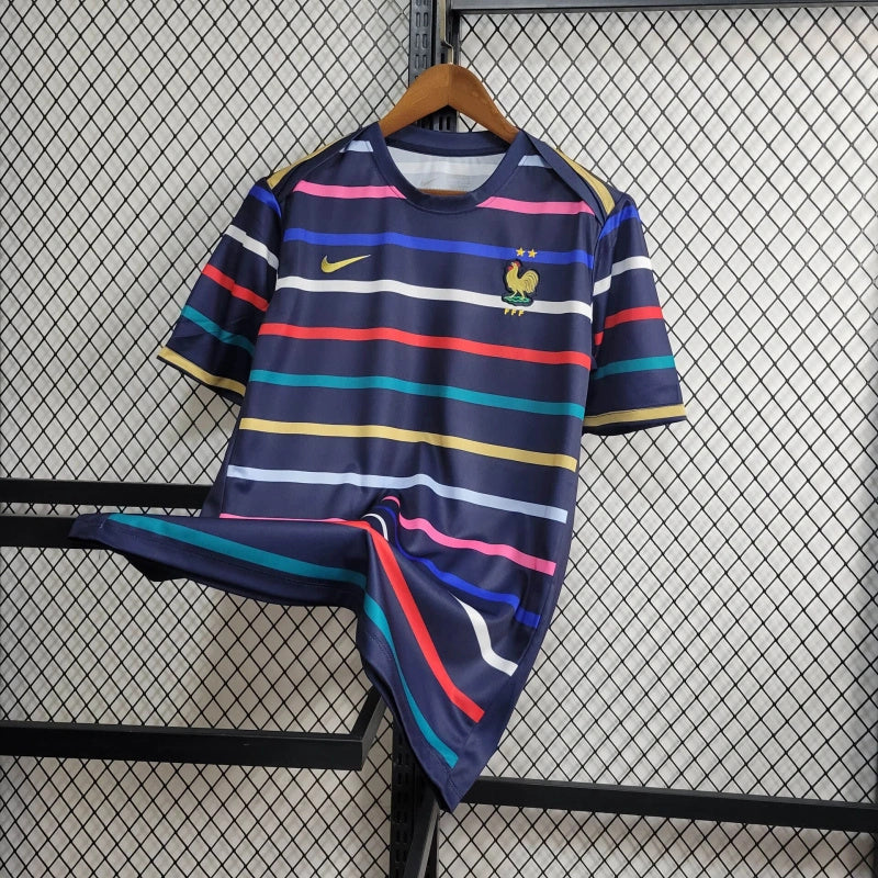 CAMISA DA SELEÇÃO DA FRANÇA 24/25 MULTICOLOR