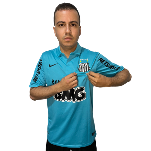 Camisa SANTOS RETRÔ 2012 ALTERNATIVO NIKE (AZUL)