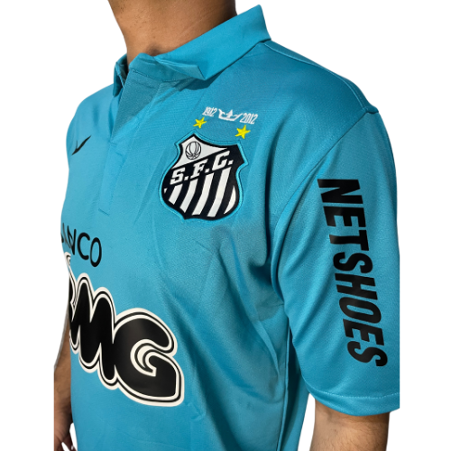 Camisa SANTOS RETRÔ 2012 ALTERNATIVO NIKE (AZUL)