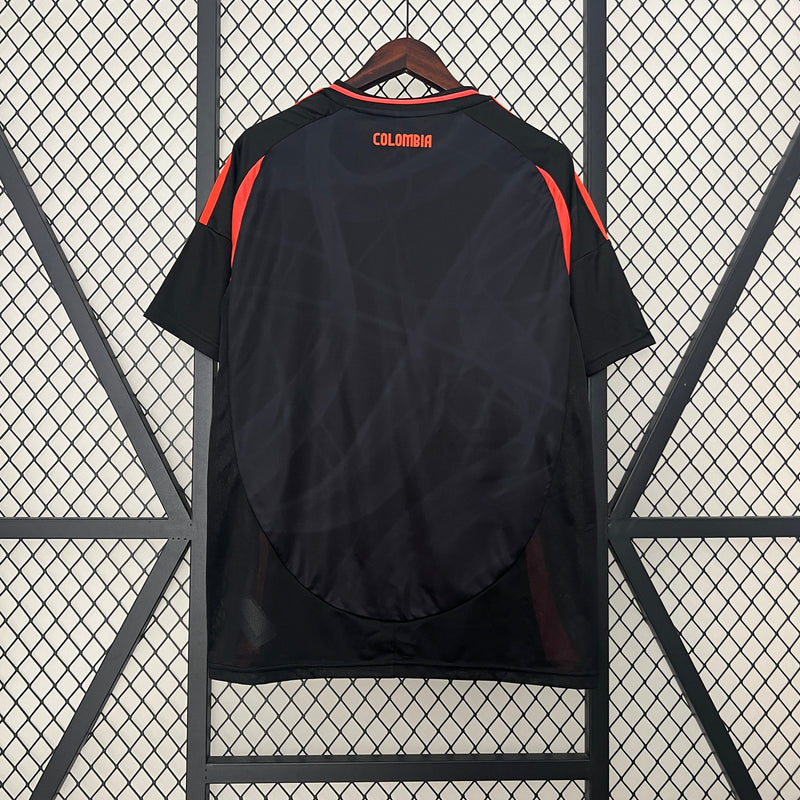 CAMISA DA SELEÇÃO DA COLOMBIA 24/25 PRETO