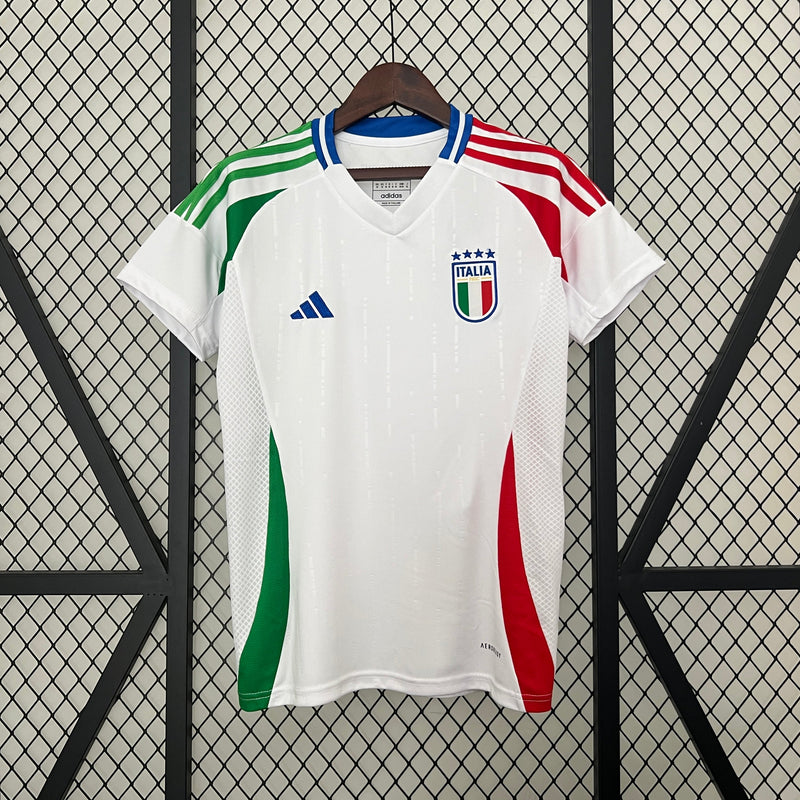 CAMISA FEMININA DA ITALIA 24/25 BRANCO