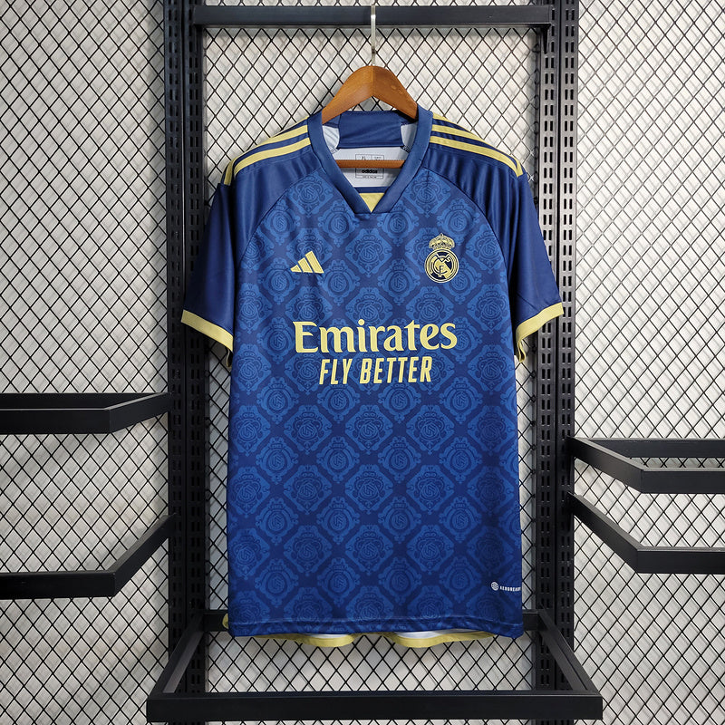 CAMISA DO REAL MADRID 23/24 AZUL ROYAL