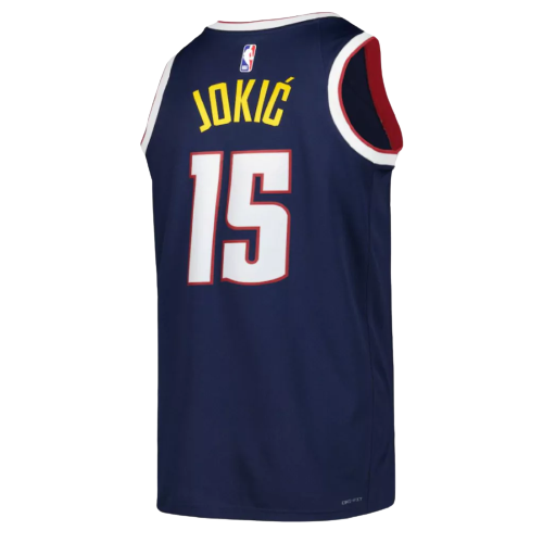 Regata Denver Nuggets -Nikola Jokic- 2022/23 Swingman Jersey - Azul Escuro