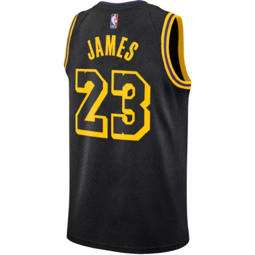 Regata Los Angeles Lakers- LeBron James 2022/23 City Edition - Preta