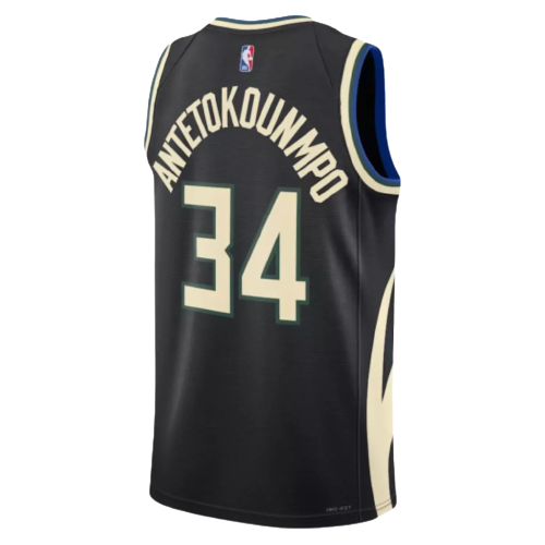 Regata Milwaukee Bucks - Giannis Antetokounmpo - 2022/23 Swingman Jersey - Preta