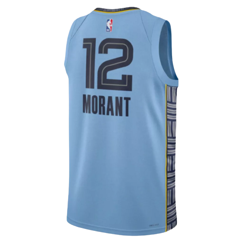 Regata Memphis Grizzlies -Ja Morant - 2022/23 Swingman Jersey - Azul Claro