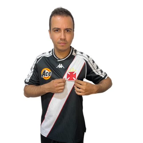 Camisa VASCO KAPPA 1999/2000 (Retrô) (PRETA)