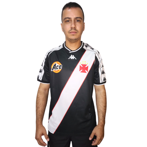 Camisa VASCO KAPPA 1999/2000 (Retrô) (PRETA)