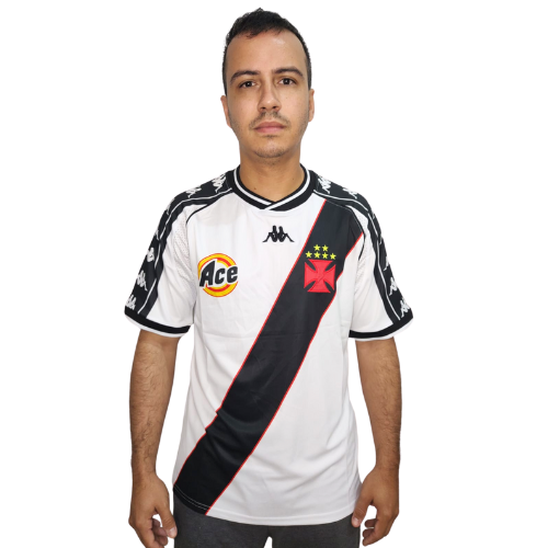 Camisa Retrô Vasco da Gama 1999 Away (BRANCA)