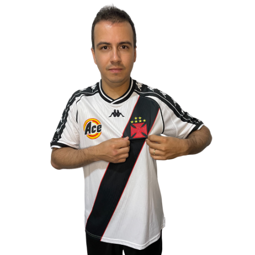 Camisa Retrô Vasco da Gama 1999 Away (BRANCA)